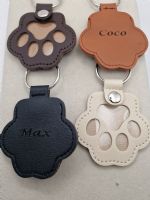 Personalised Self fill paw keyring for pet fur